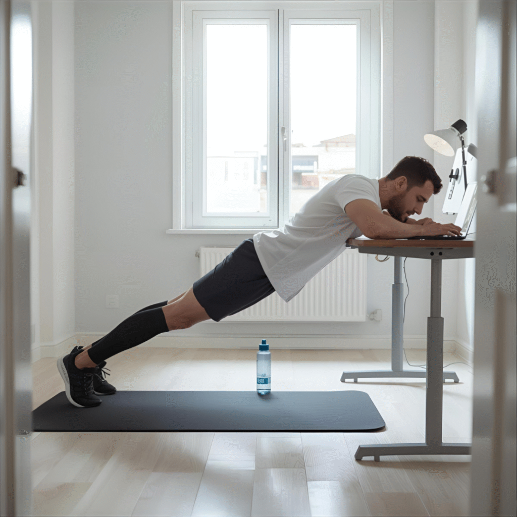 how to stay fit while working from home