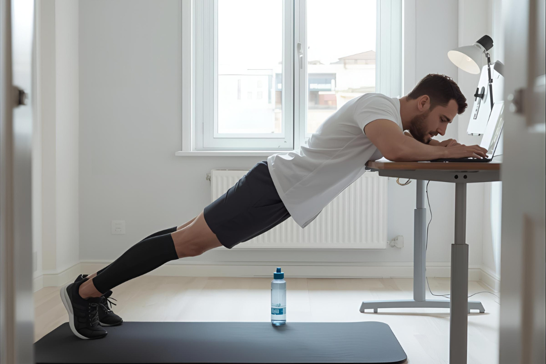 how to stay fit while working from home